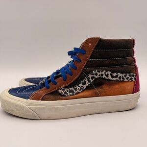 Vans Anaheim Factory SK8-Hi 38 Dx Animal Mix Men's Shoes Multicolor Size 8 W 9.5